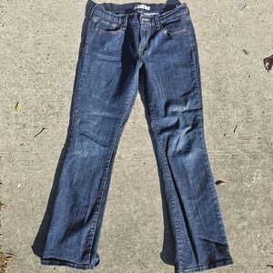 Levi's 515 Bootcut Jeans Women's 6M W28 L32 Dark Wash Mid Rise Stretch Denim